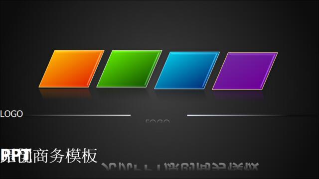 3D炫黑商务PPT模板.pptx