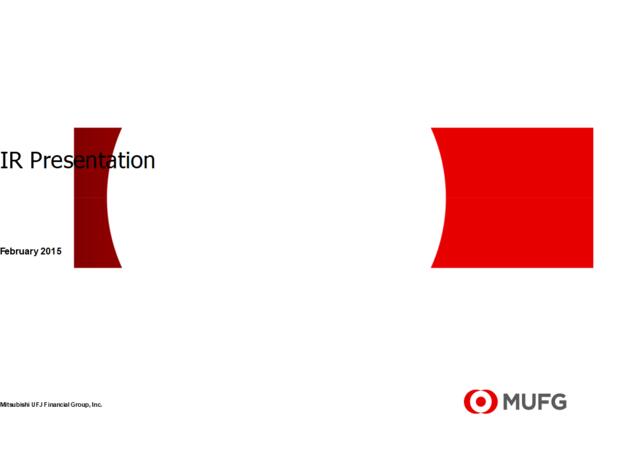 三菱日联金融集团MUFJ-201502-InvestorReationshipPresentationsides
