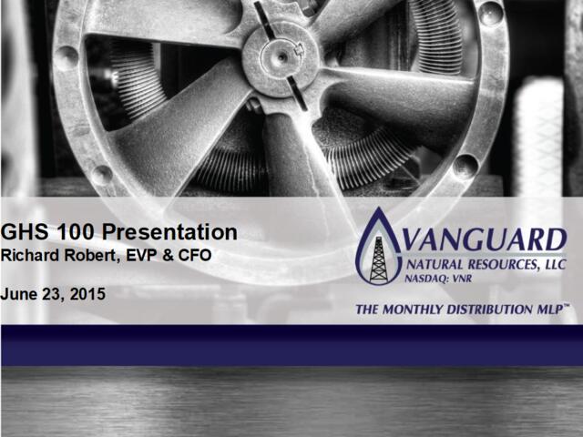 先锋自然资源VanguardResources-201506_GHS100Presentation_By_CFO