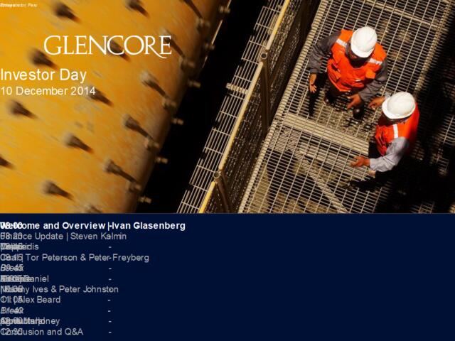 嘉能可公司Gencore-201412-Investor-Day-Overview