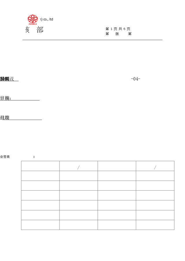 【实例】得理电子（深圳）有限公司-2007年QA部员工绩效考核管理-6页