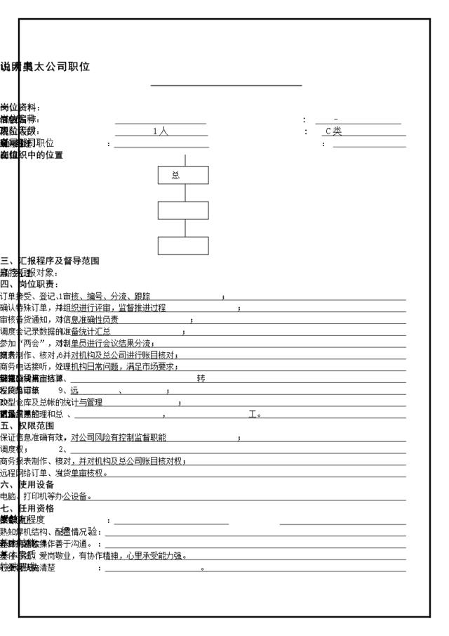 atsw-06工作说明书信息员