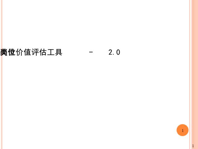 超实用实用岗位价值评估体系培训课件（52页-ppt）