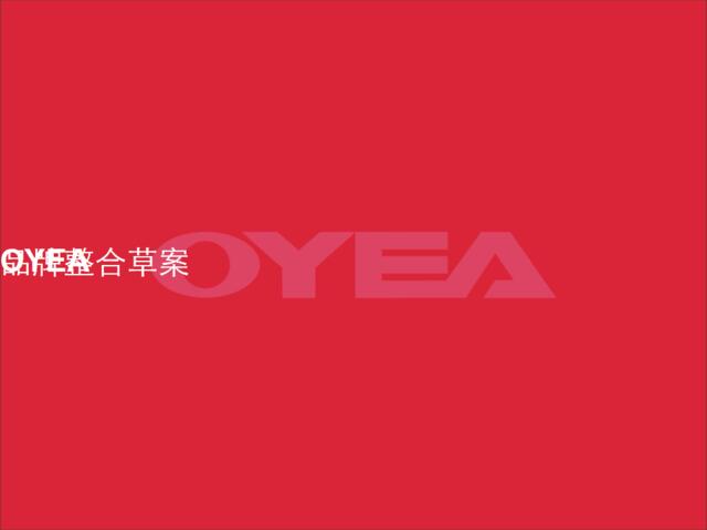 2018年OYEA眼镜品牌推广策划案