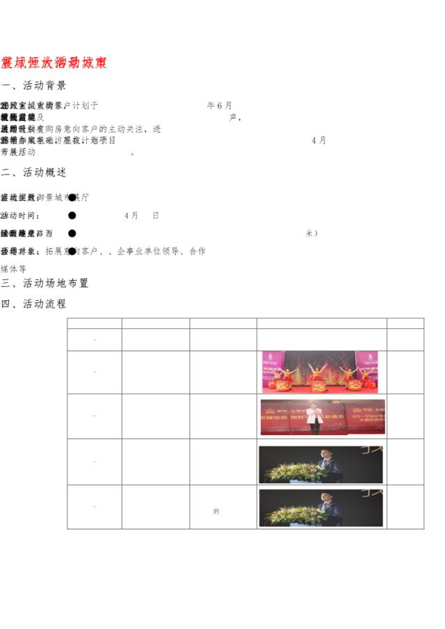 2017宣城恒大御景城市展厅开放活动简案