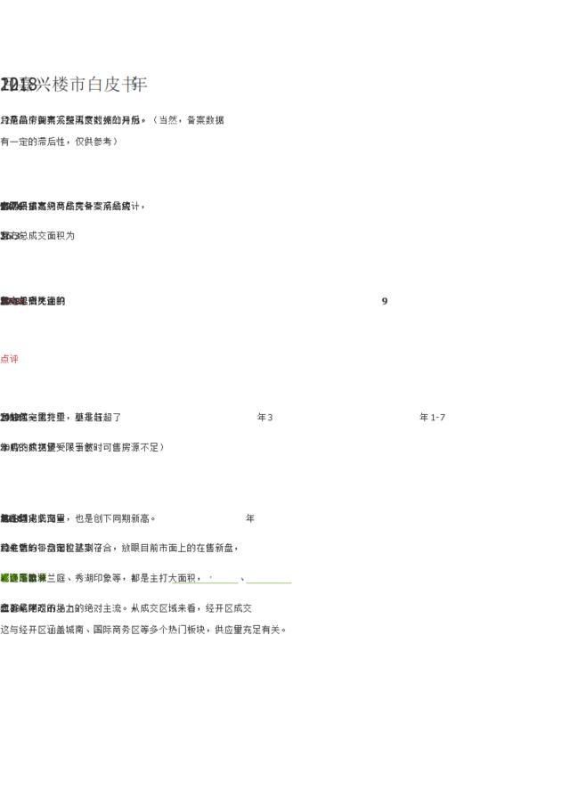 [营销星球]2018年12月嘉兴楼市白皮书