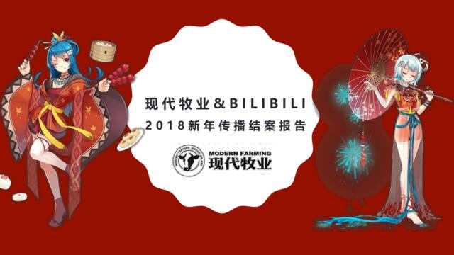 现代牧业&biibii2018新年传播结案报告