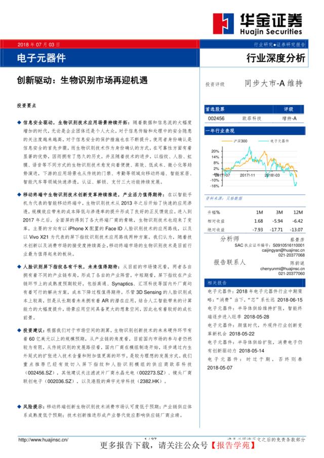 [营销星球]人脸指纹生物识别市场再迎机遇