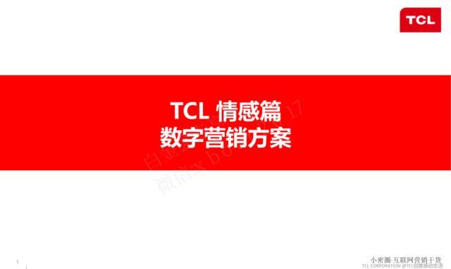 2016TCL话题营销方案情感篇