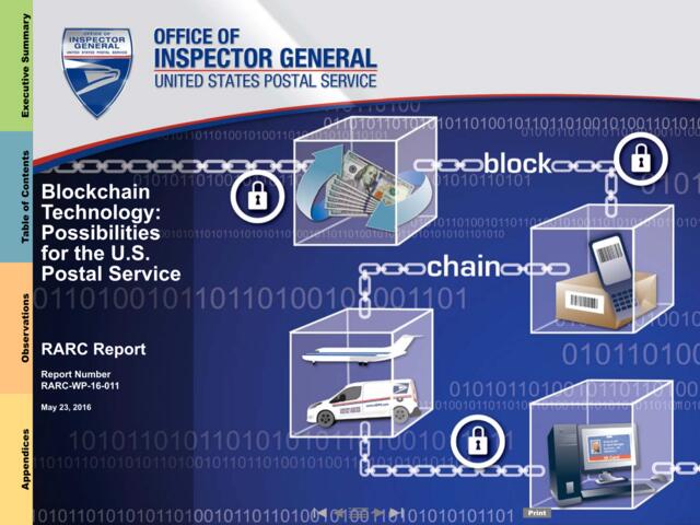 20160526-美国邮政-讨论发行数字货币Postcoin可行性报告