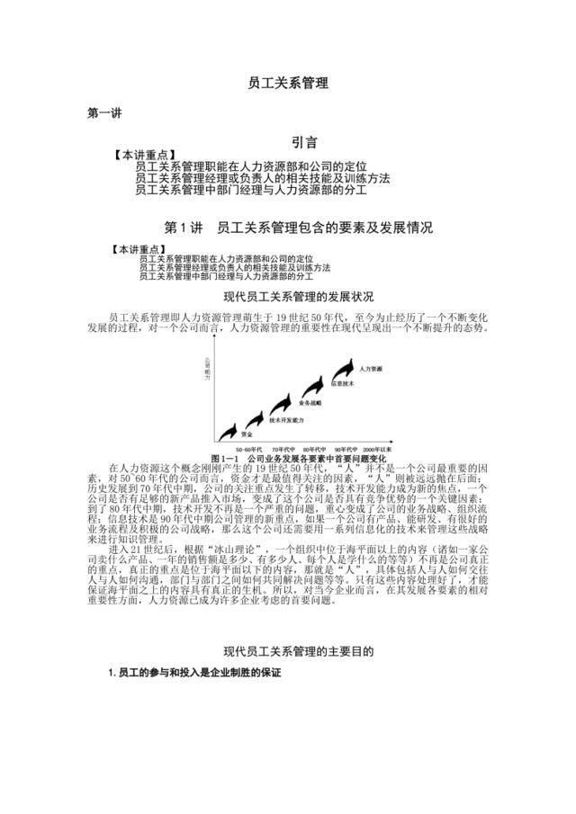 员工关系管理