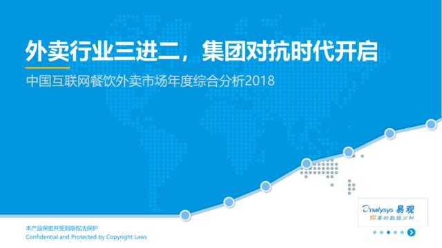 [营销星球]易观：中国互联网餐饮外卖市场年度综合分析2018