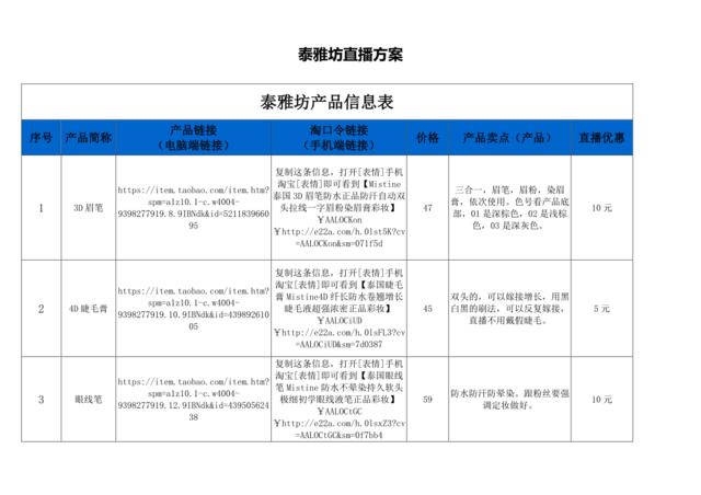 泰雅坊直播策划