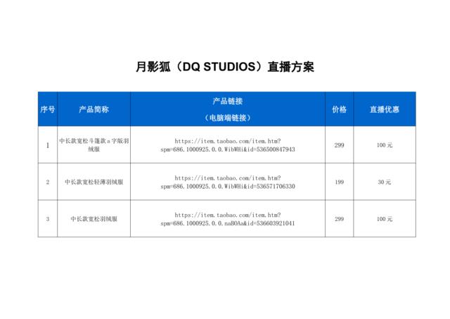 [营销星球]月影狐直播策划方案