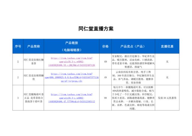 [营销星球]花佰颜直播策划方案