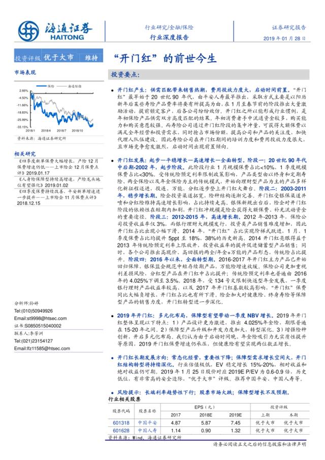 [营销星球]保险行业开门红的前世今生-20190128-海通证券-32页