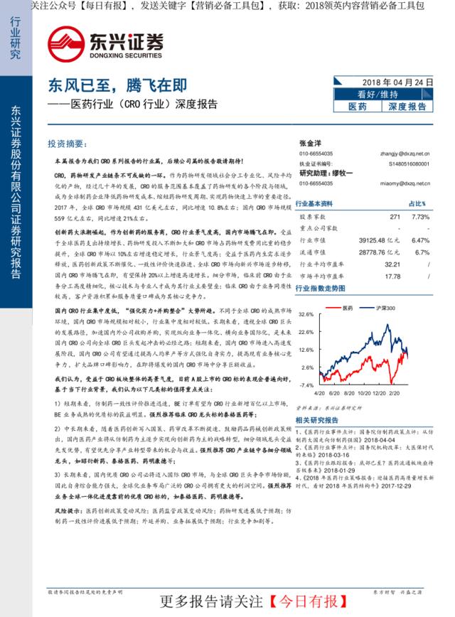 [营销星球]医药CRO行业深度报告