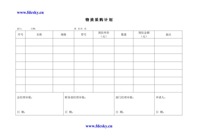 WDWY-FR-MM6207物资采购计划--179