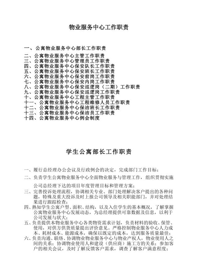 2004年学生公寓项目部组织机构设置