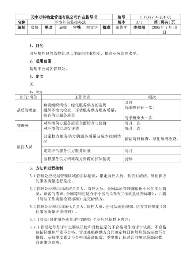 7.4-Z01-04环境外包监控作业指导书