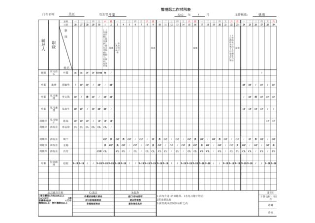 20100423吴江管理组班表