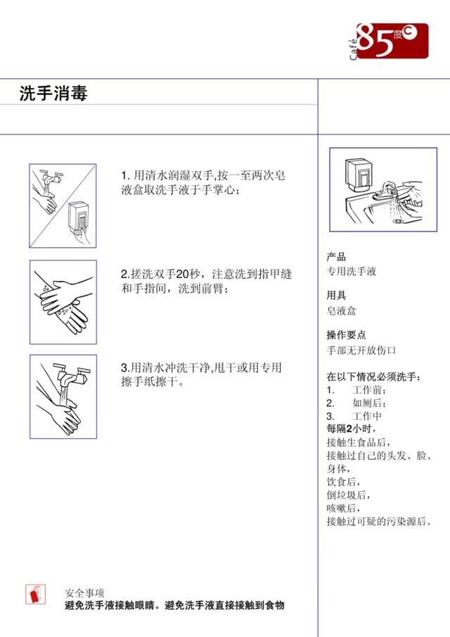 洗手消毒