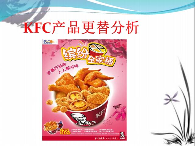 肯德基kfc产品更替分析