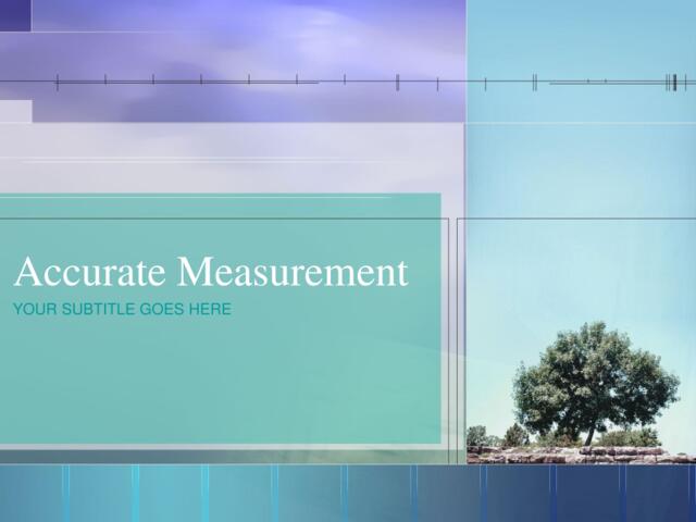 精美大自然PPT模板accurate_measurement003