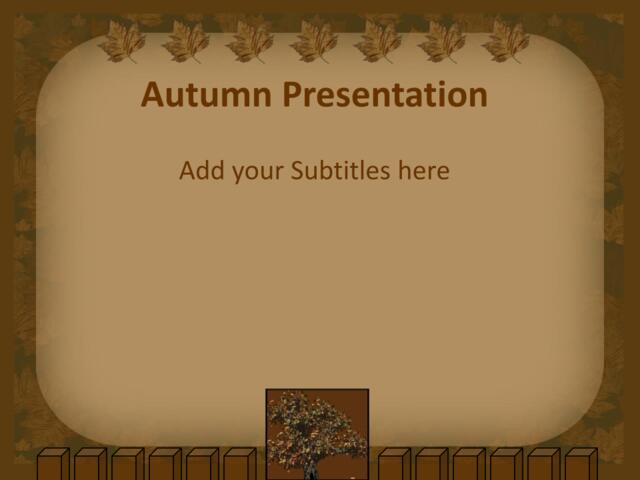 精美大自然PPT模板autumn_presentation005