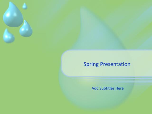精美大自然PPT模板spring_presentation028