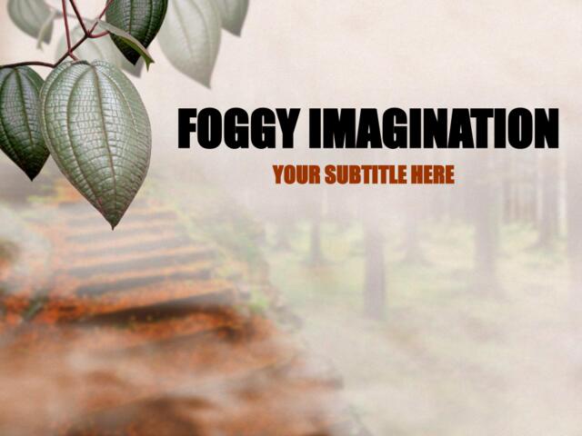 精美商业PPT模板foggy_imagination005