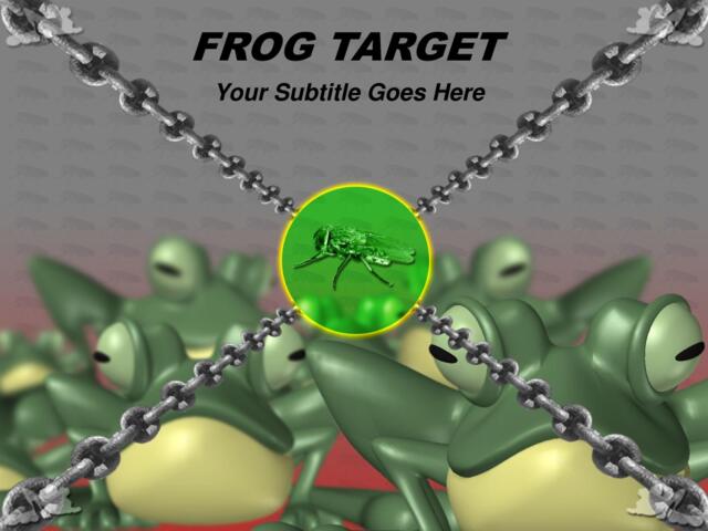 精美商业PPT模板frog_target006