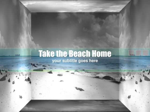 精美商业PPT模板take_the_beach_home024