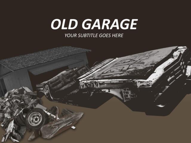 运输行业PPT模板od_garage003