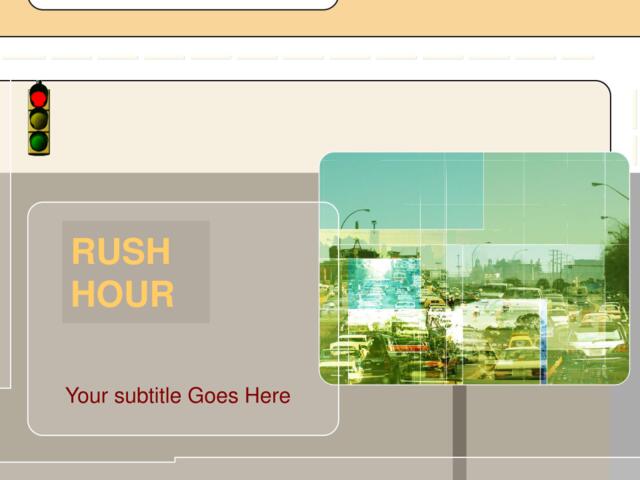 运输行业PPT模板rush_hour024