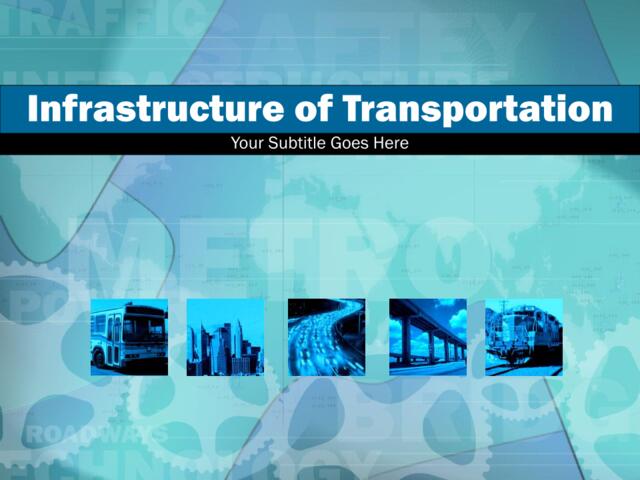运输行业PPT模板transportation029