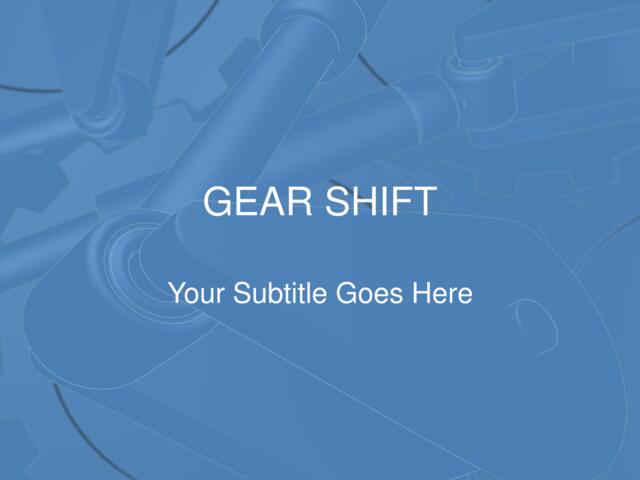 精品ppt模板工业形象gear_shift026
