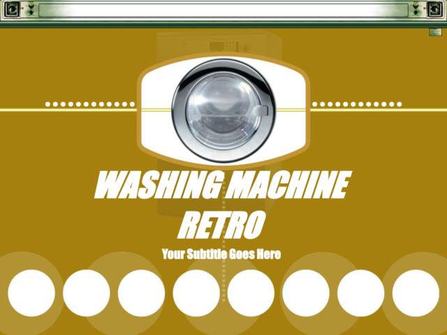 精品ppt模板工业形象washing_machine_retro019