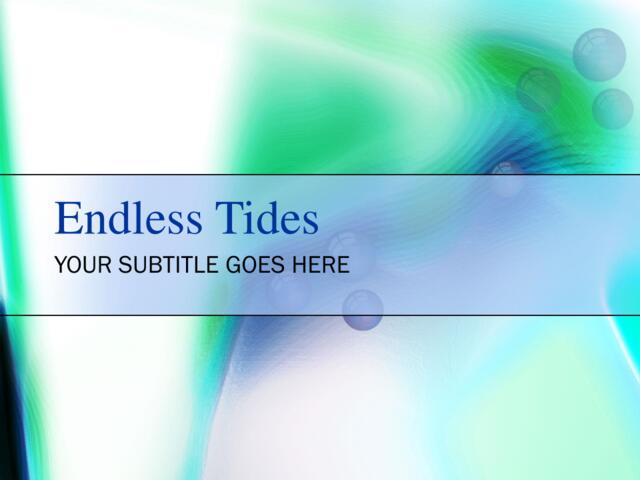 抽象精品ppt模板endess_tides220