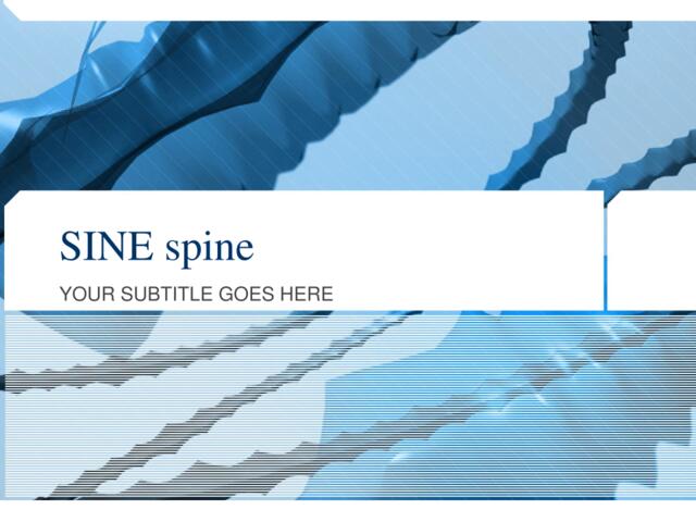 抽象精品ppt模板sine_spine092