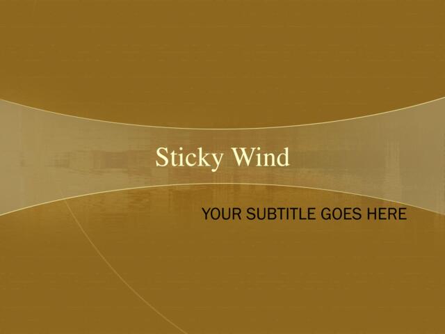 抽象精品ppt模板sticky_wind076