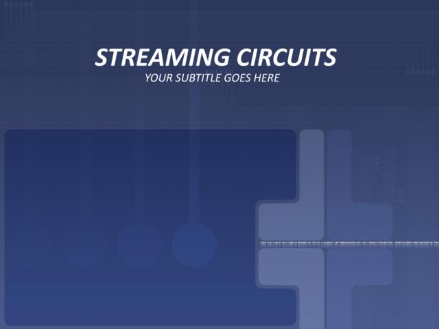 抽象精品ppt模板streaming_circuits043