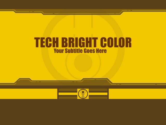抽象精品ppt模板tech_bright_coor055