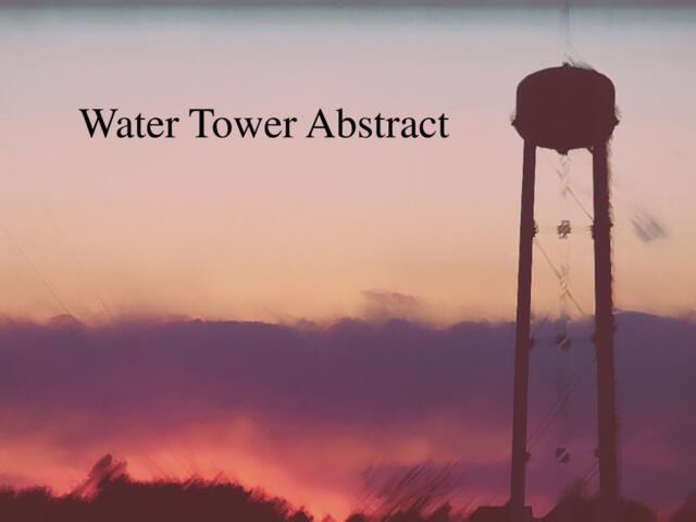 抽象精品ppt模板water_tower_abstract217