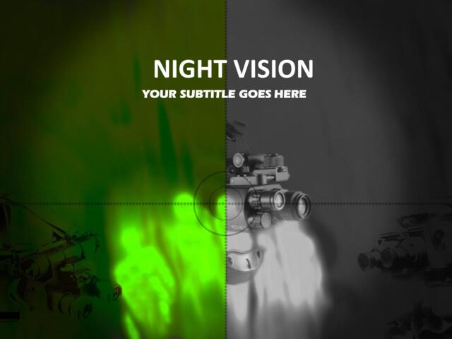 精品技术类ppt模板night_vision008