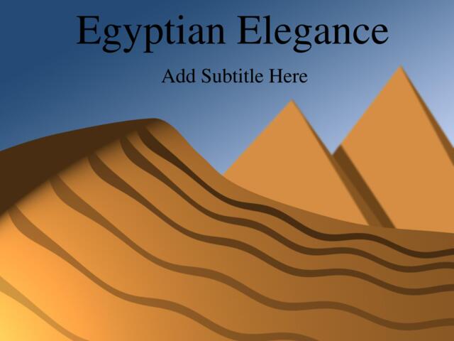 精品ppt模板PPT素材egyptian_eegance011