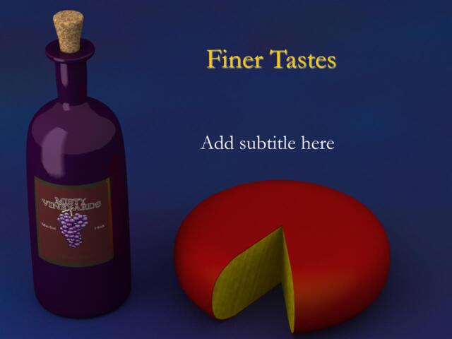 精品ppt模板PPT素材finer_tastes024