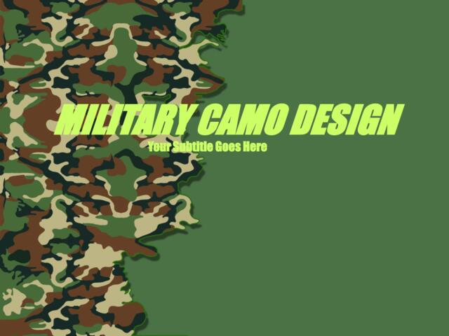 精品ppt模板PPT素材miitary_camo_design021