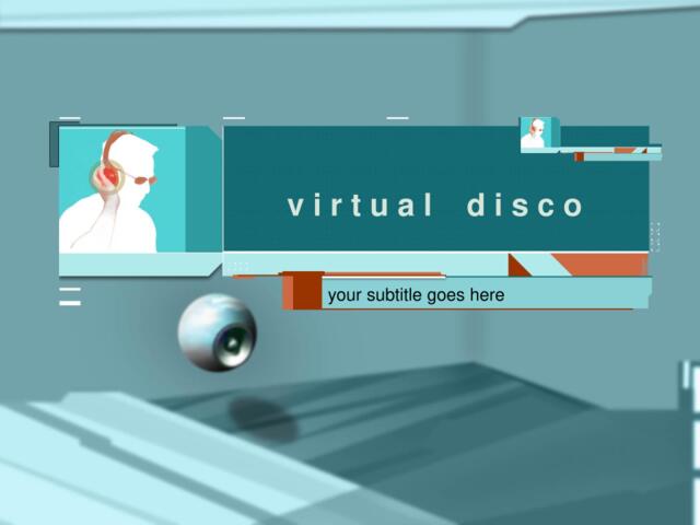 精品ppt模板PPT素材virtua_disco034