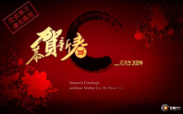 锐普2009新年动画模板二